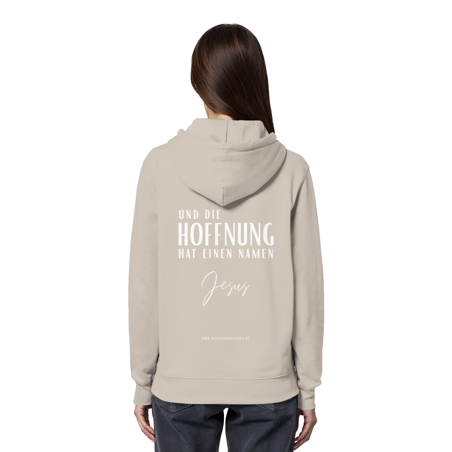 Die Hoffnung hat einen Namen - Jesus - Organic Hoodie