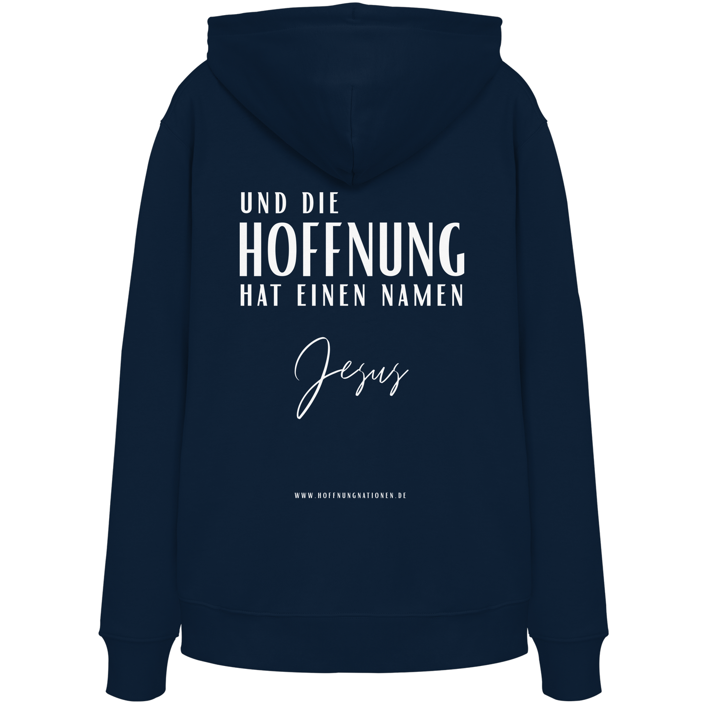 Die Hoffnung hat einen Namen - Jesus - Organic Hoodie
