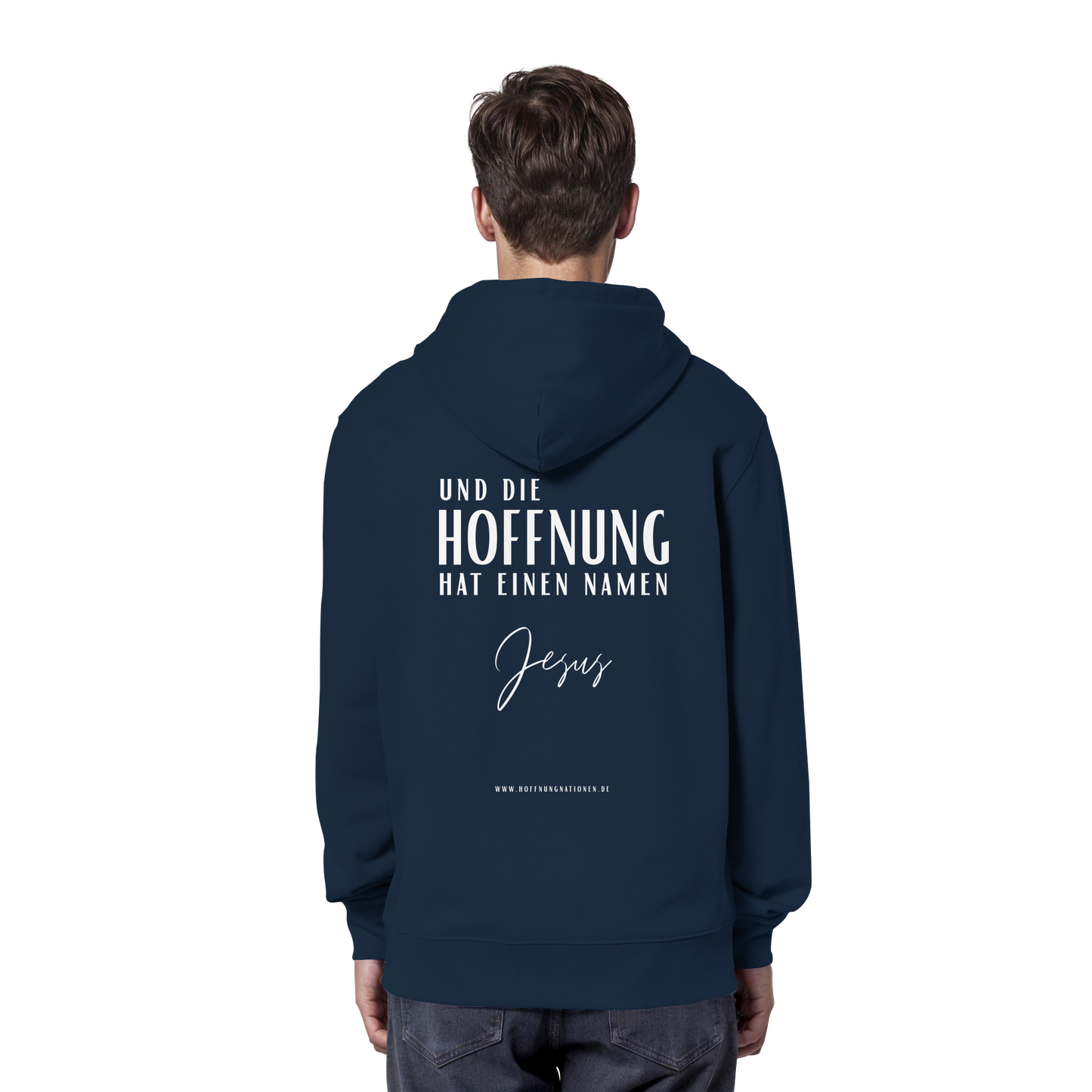 Die Hoffnung hat einen Namen - Jesus - Organic Hoodie