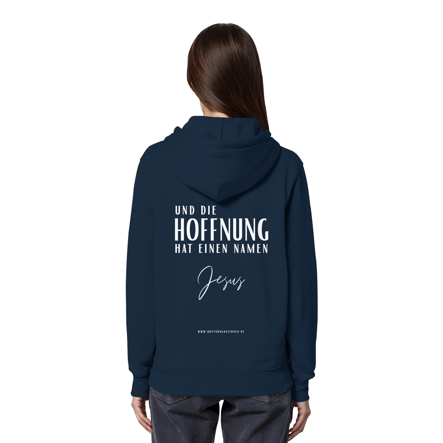 Die Hoffnung hat einen Namen - Jesus - Organic Hoodie