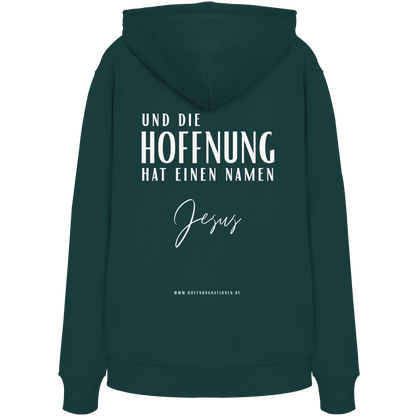 Die Hoffnung hat einen Namen - Jesus - Organic Hoodie