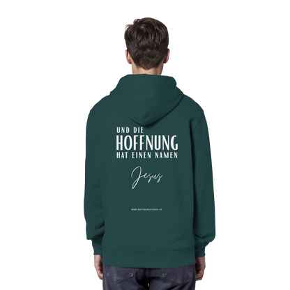 Die Hoffnung hat einen Namen - Jesus - Organic Hoodie