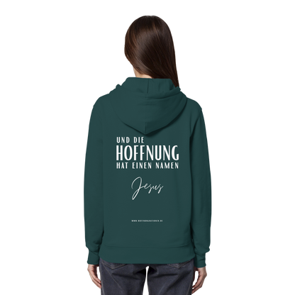 Die Hoffnung hat einen Namen - Jesus - Organic Hoodie
