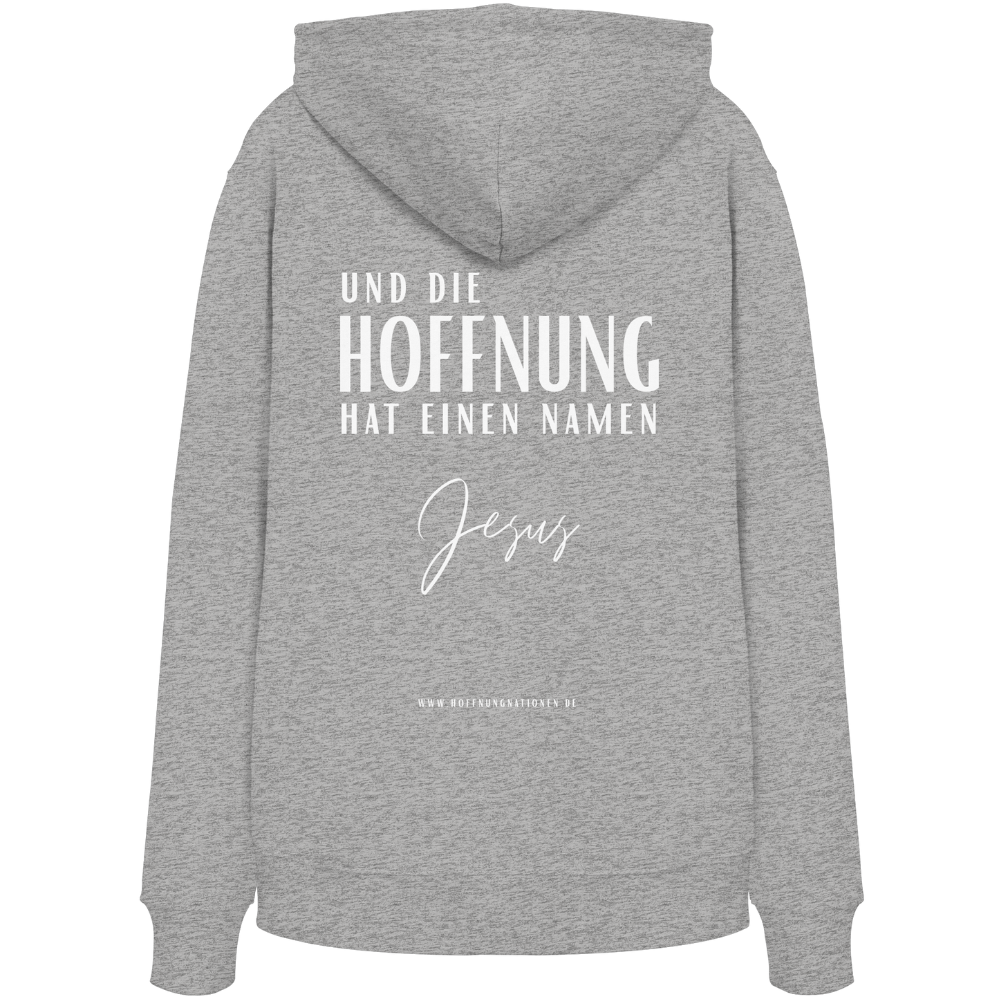Die Hoffnung hat einen Namen - Jesus - Organic Hoodie
