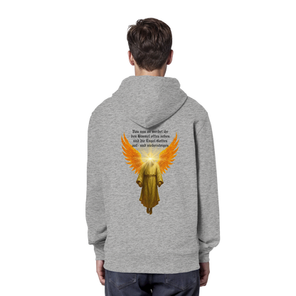 Engel für Sasha_leuchtendes Gesicht 2 - Organic Hoodie