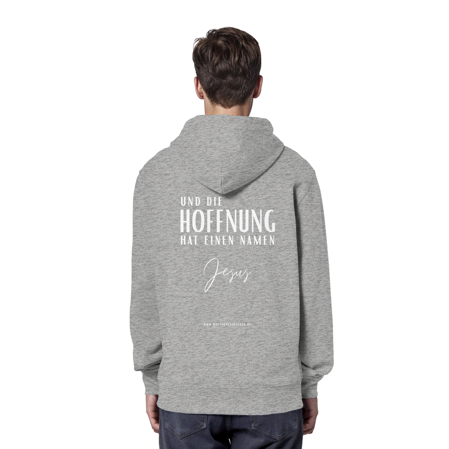 Die Hoffnung hat einen Namen - Jesus - Organic Hoodie