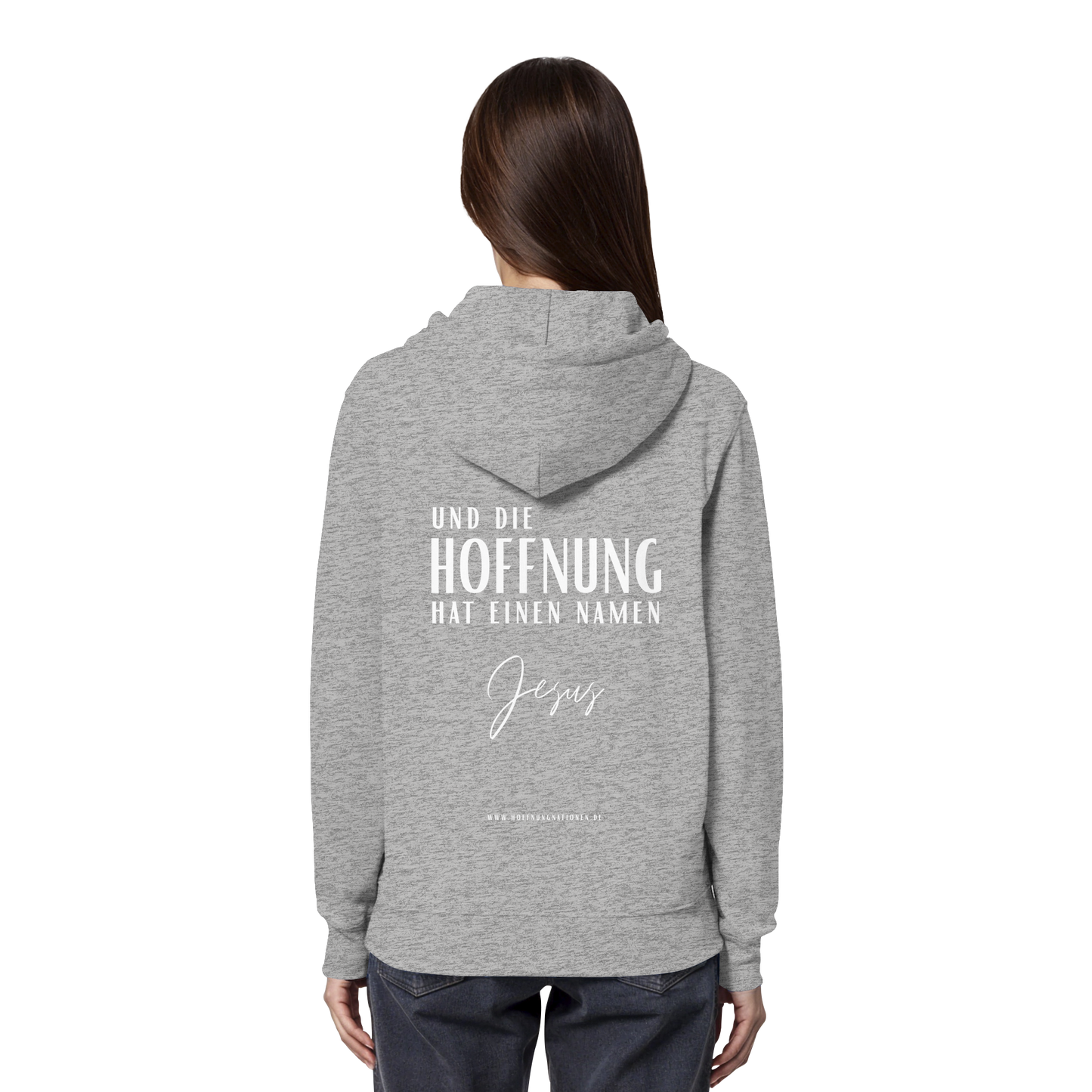 Die Hoffnung hat einen Namen - Jesus - Organic Hoodie