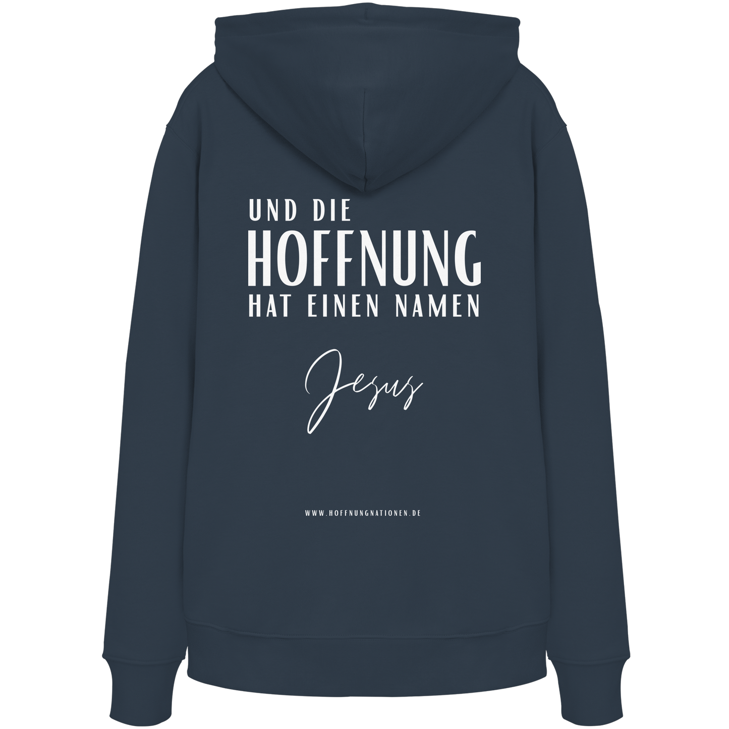 Die Hoffnung hat einen Namen - Jesus - Organic Hoodie