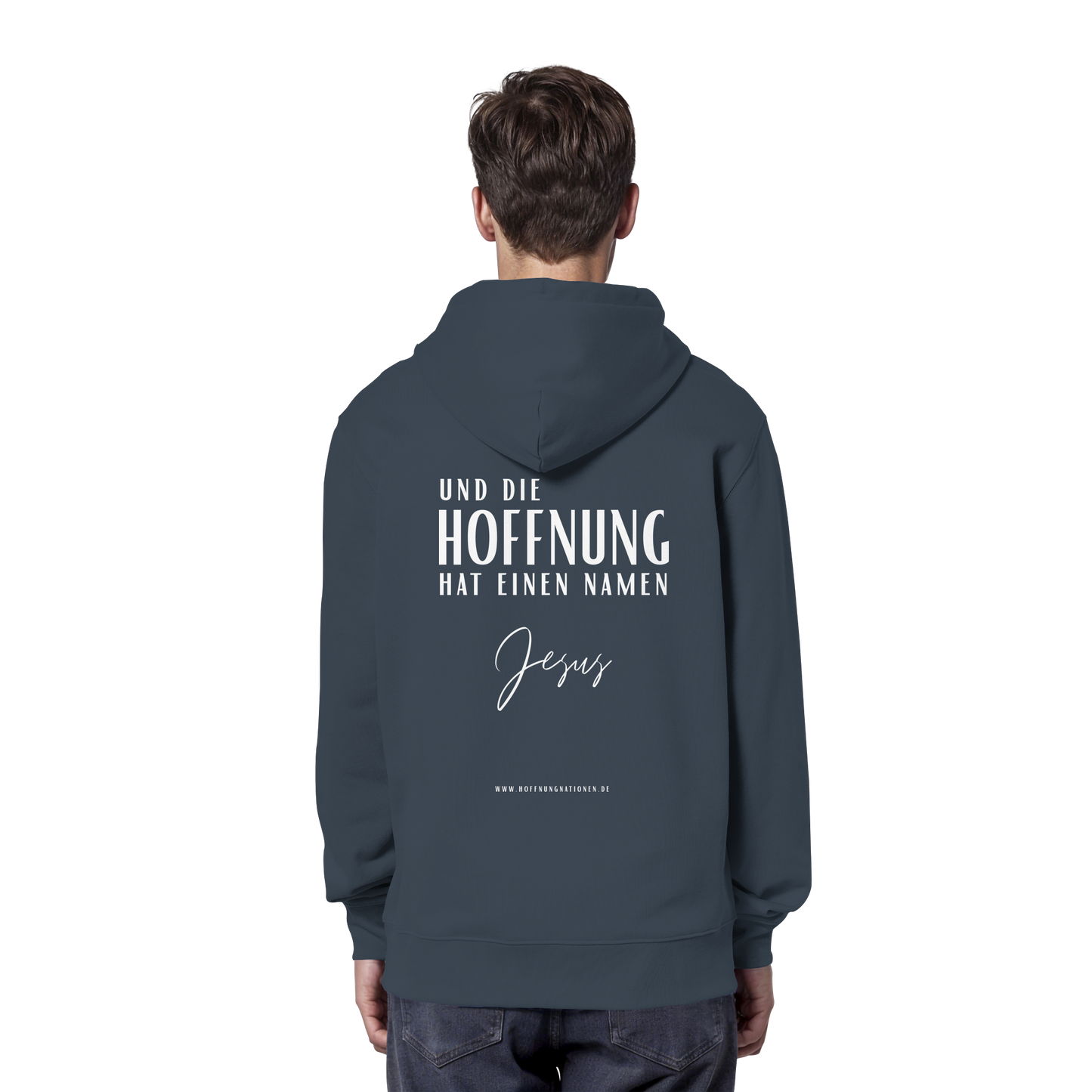 Die Hoffnung hat einen Namen - Jesus - Organic Hoodie