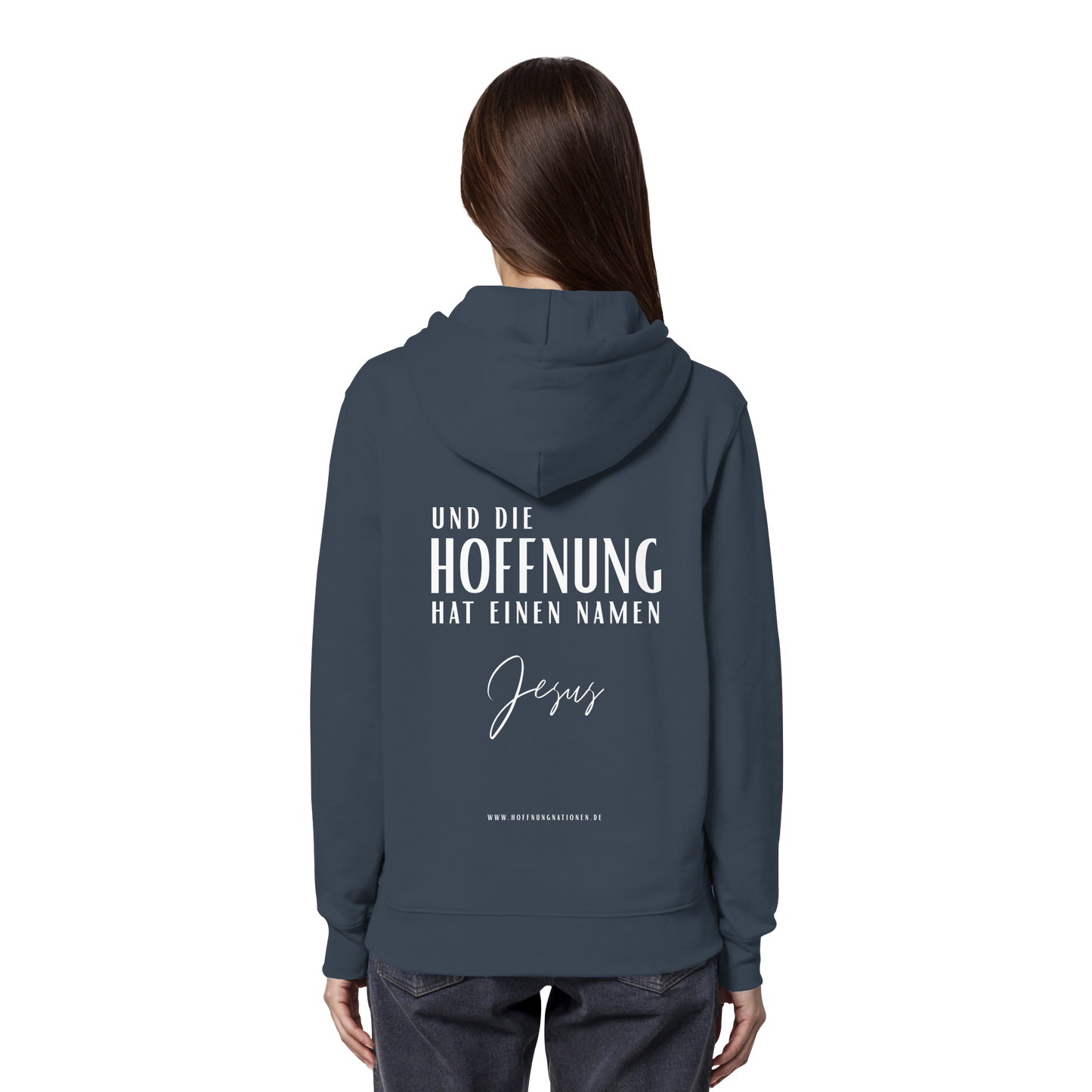 Die Hoffnung hat einen Namen - Jesus - Organic Hoodie