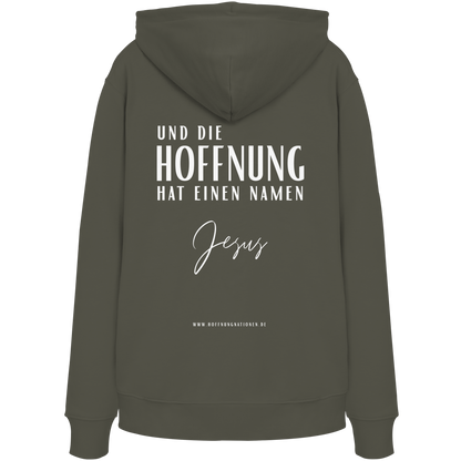 Die Hoffnung hat einen Namen - Jesus - Organic Hoodie