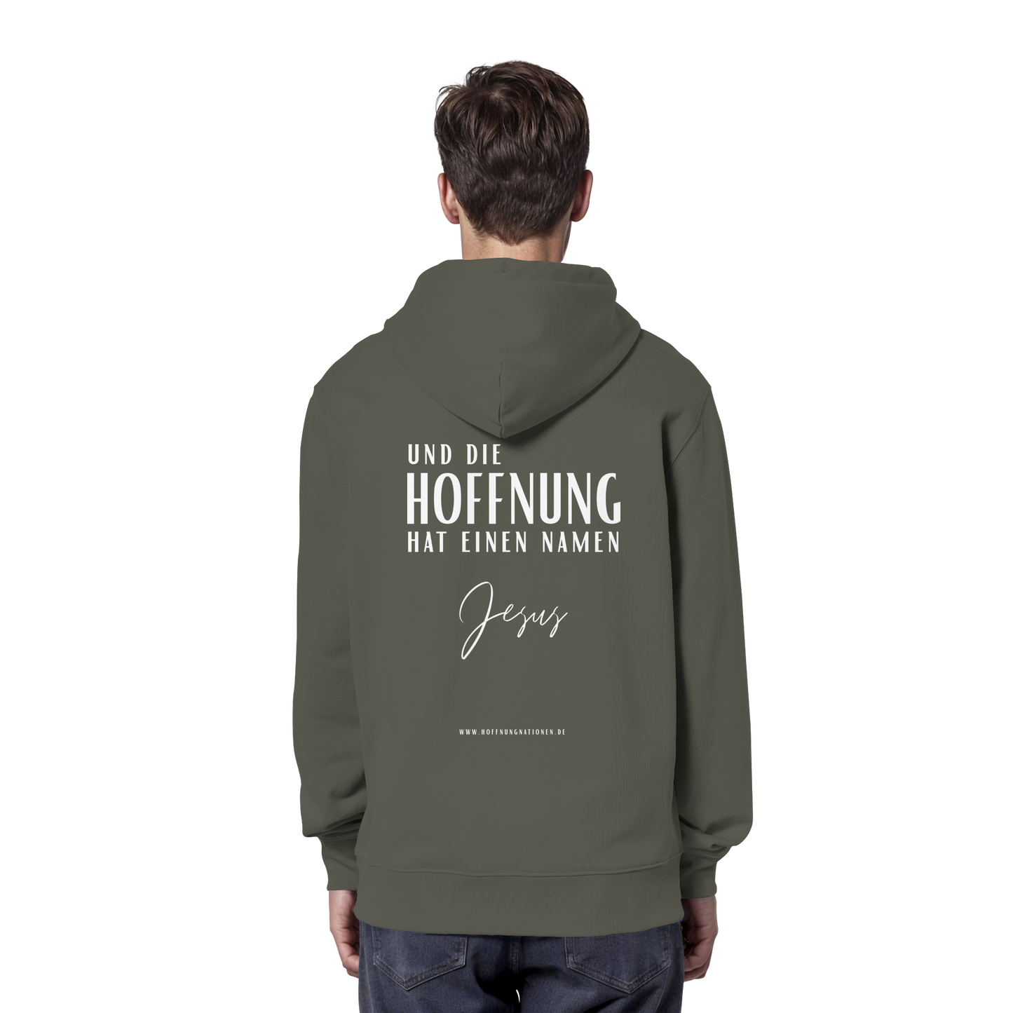 Die Hoffnung hat einen Namen - Jesus - Organic Hoodie
