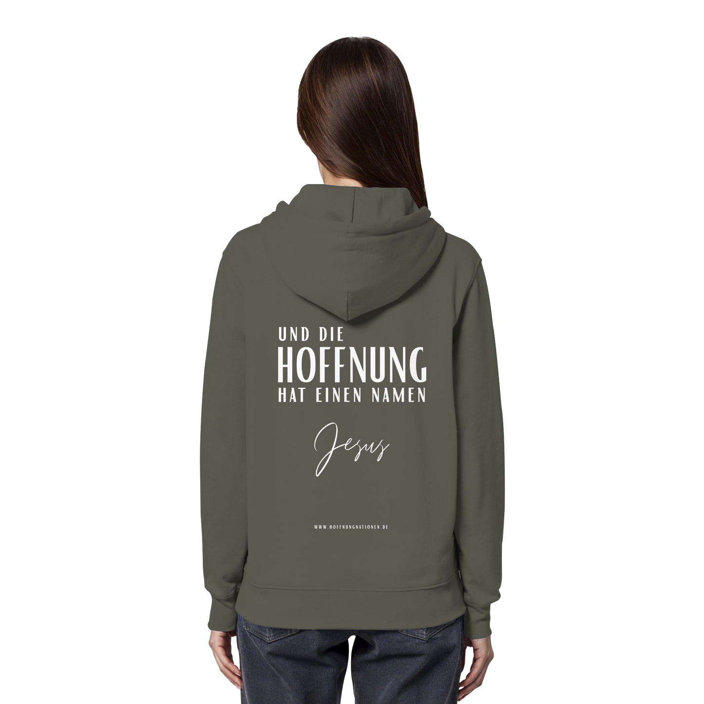 Die Hoffnung hat einen Namen - Jesus - Organic Hoodie