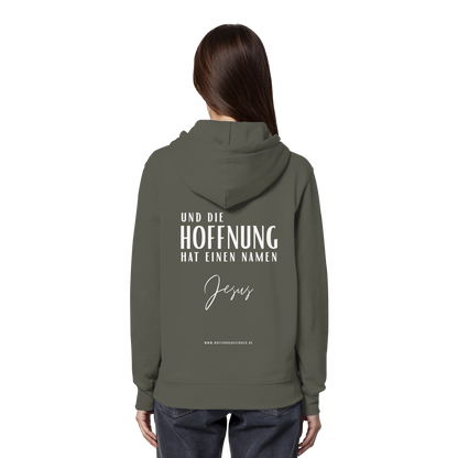 Die Hoffnung hat einen Namen - Jesus - Organic Hoodie