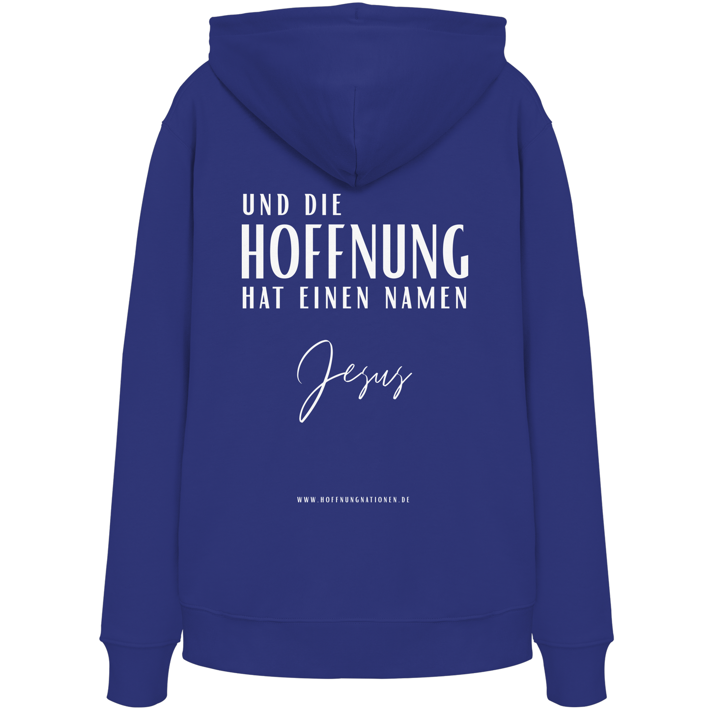 Die Hoffnung hat einen Namen - Jesus - Organic Hoodie