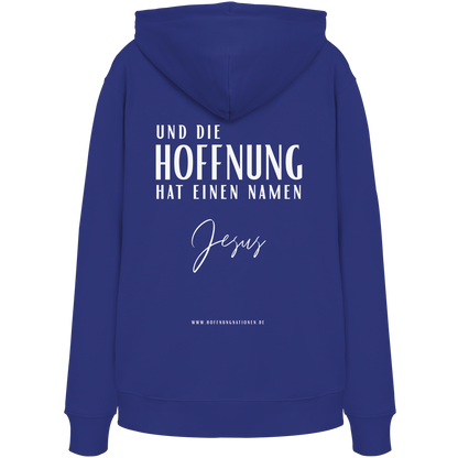 Die Hoffnung hat einen Namen - Jesus - Organic Hoodie