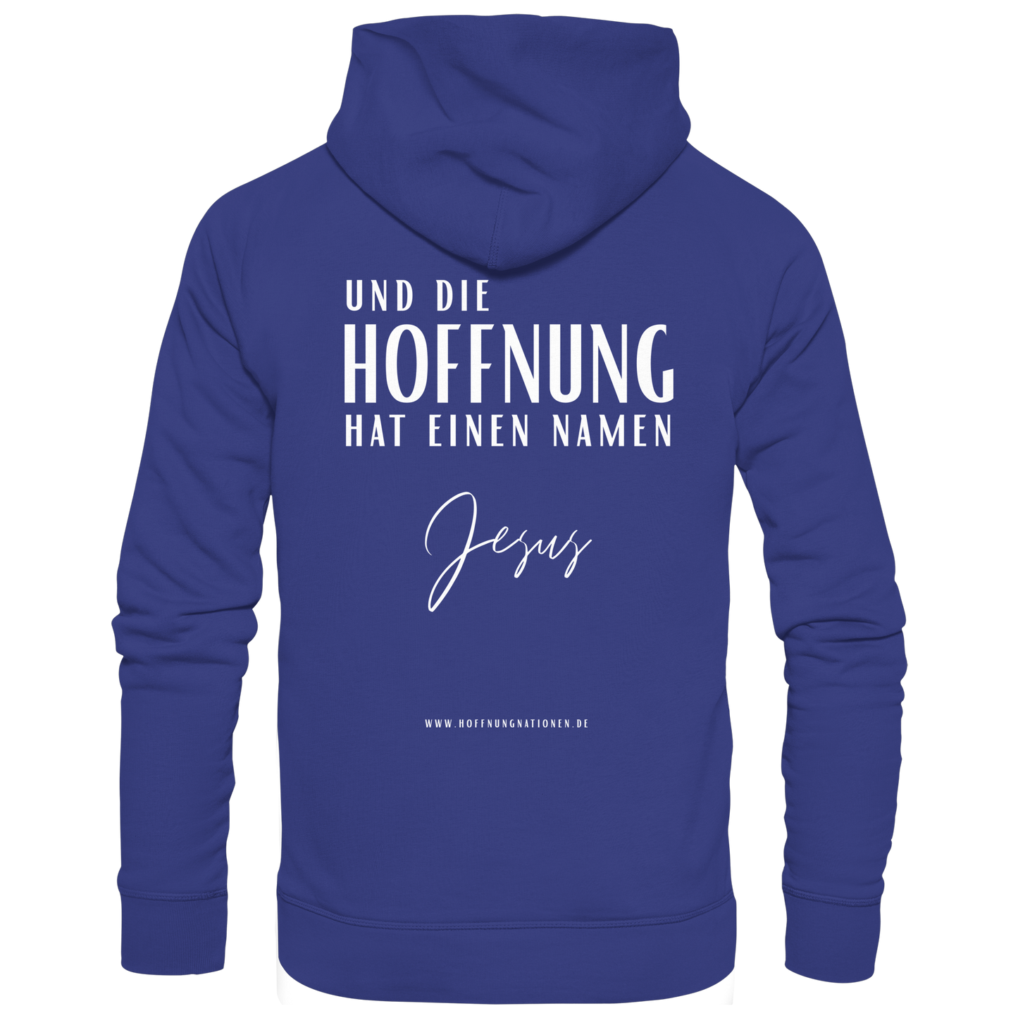Die Hoffnung hat einen Namen - Jesus - Organic Hoodie