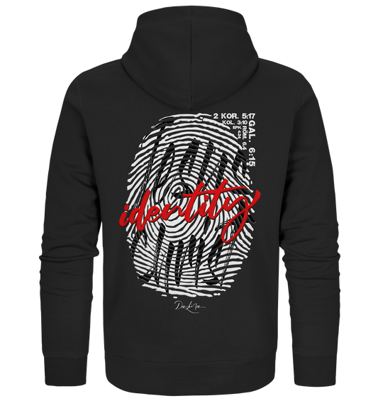 Jesus Christ Identity_Weiß - Organic Zipper