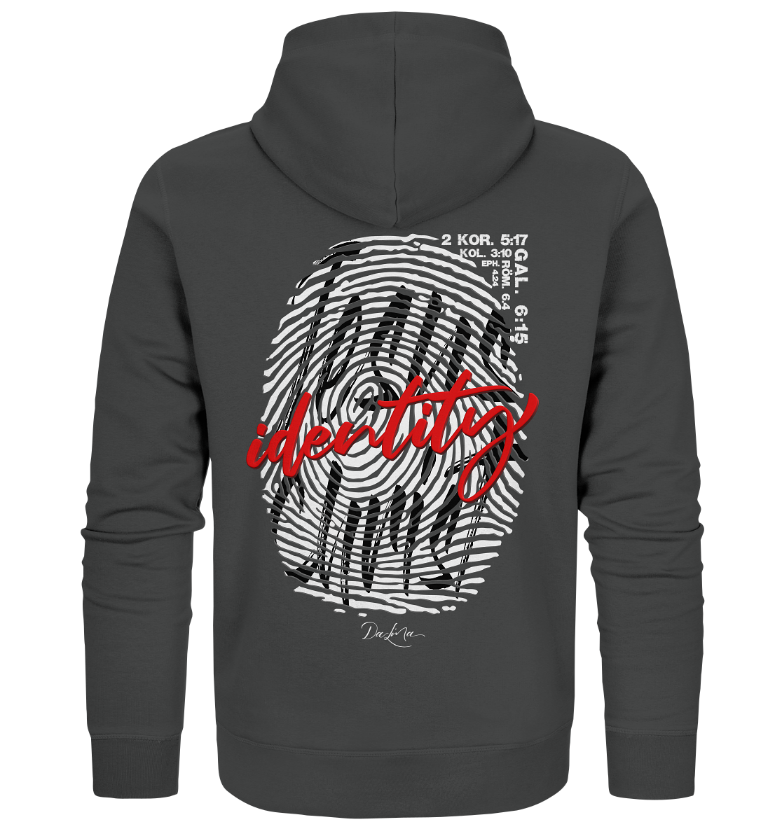 Jesus Christ Identity_Weiß - Organic Zipper