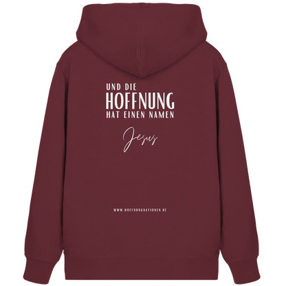 Die Hoffnung hat einen Namen - Jesus - Organic Zipper