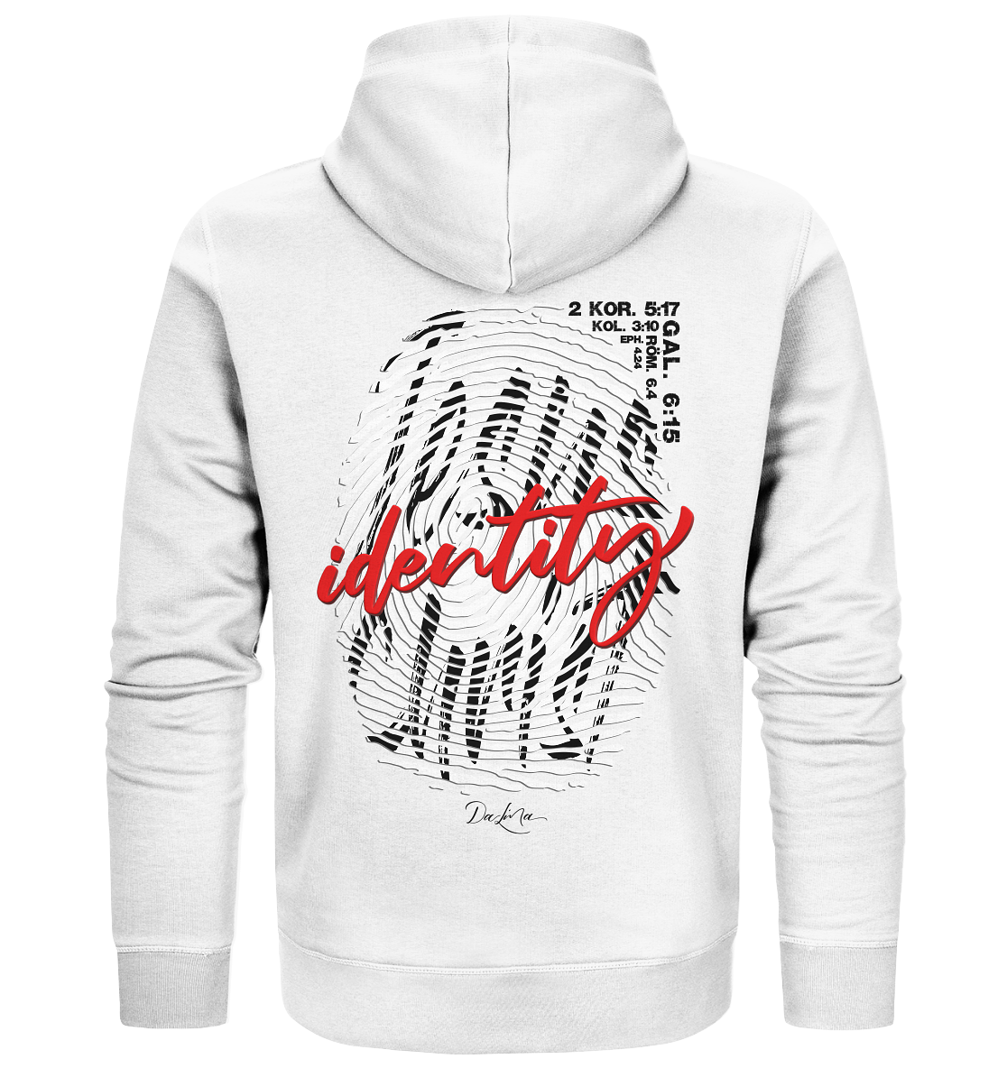 Jesus Christ Identity_Schwarz - Organic Zipper