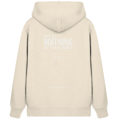 Die Hoffnung hat einen Namen - Jesus - Organic Zipper