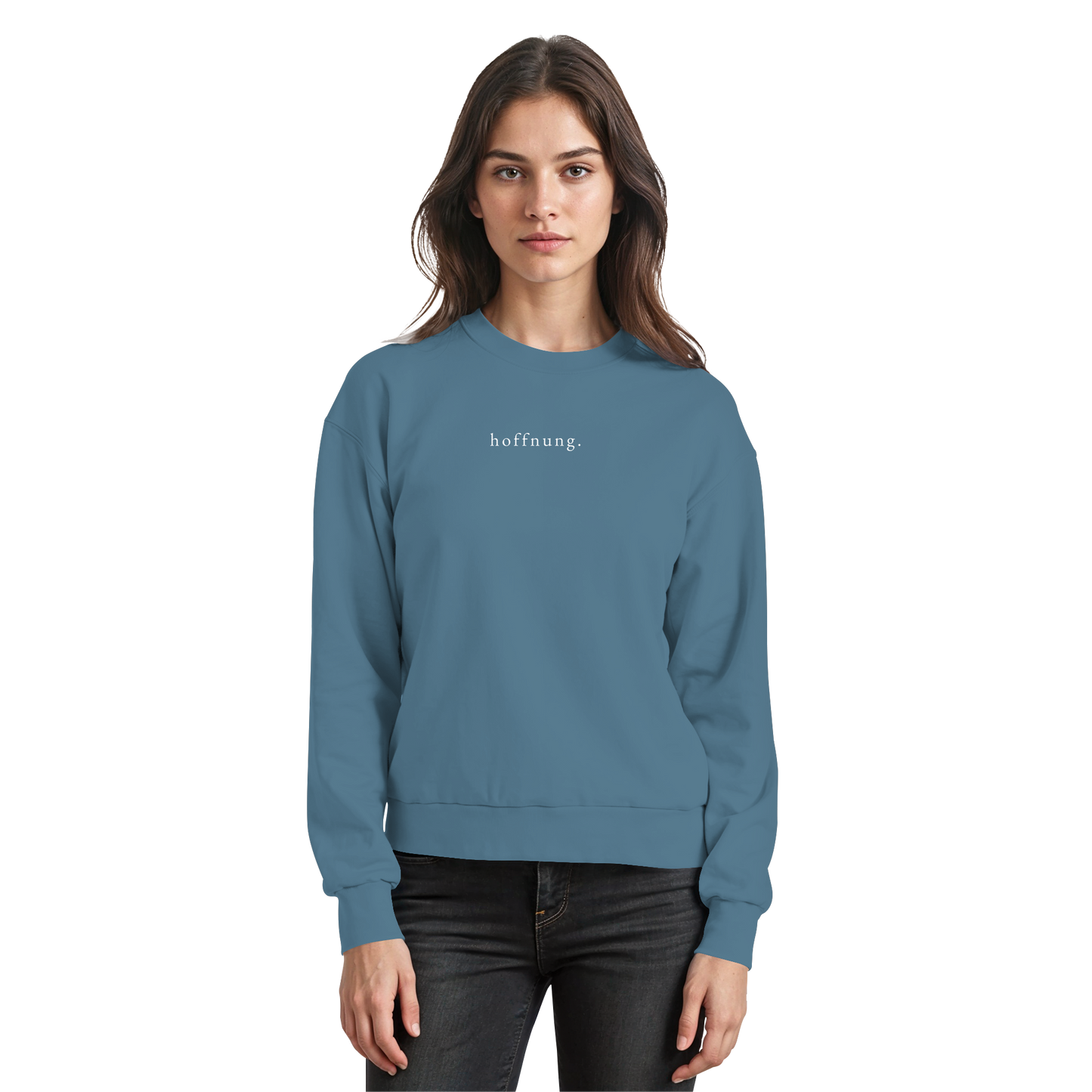 Die Hoffnung hat einen Namen - Jesus - Basic Sweatshirt