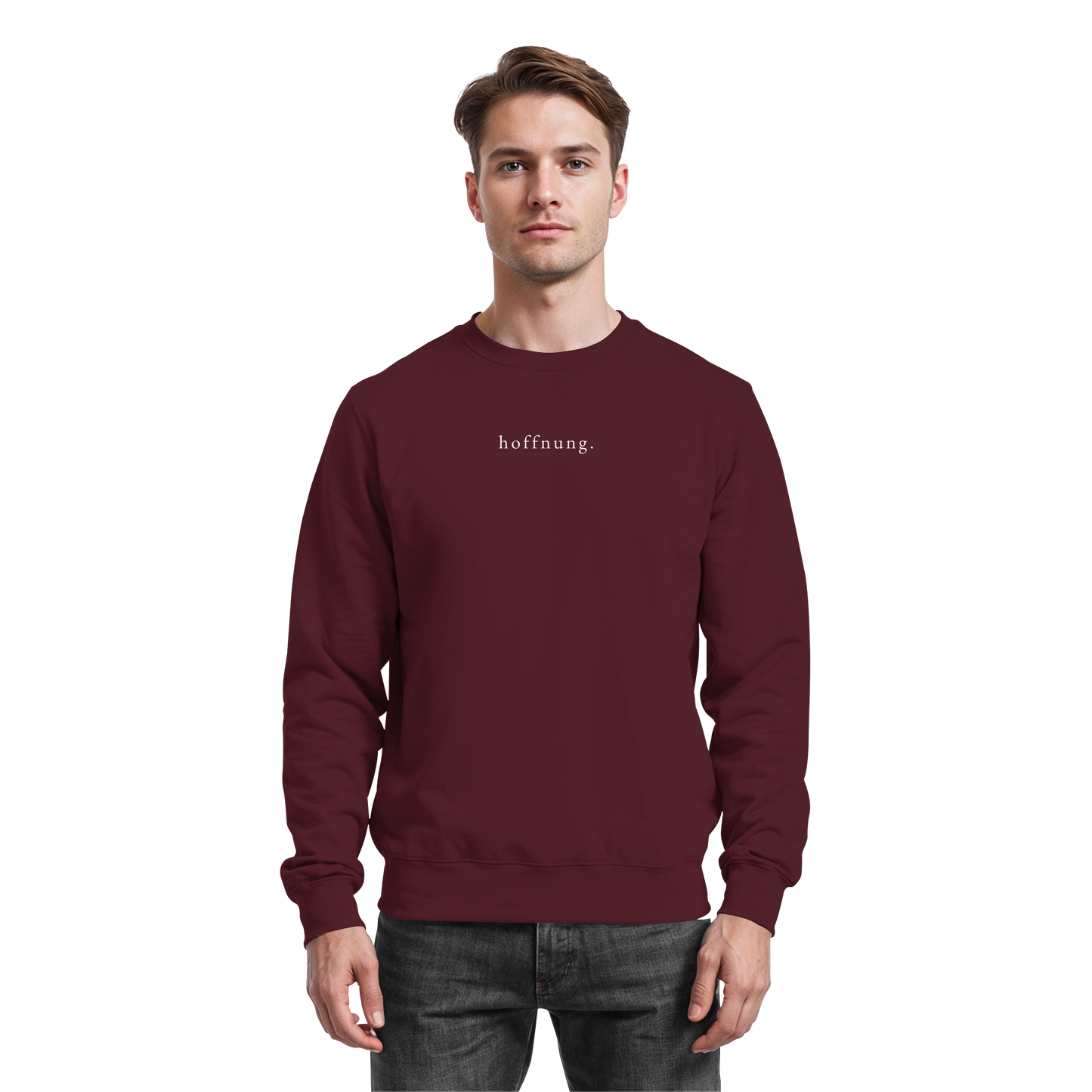 Die Hoffnung hat einen Namen - Jesus - Basic Sweatshirt