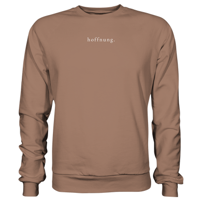 Die Hoffnung hat einen Namen - Jesus - Basic Sweatshirt