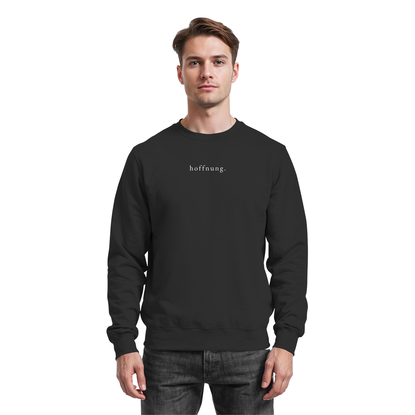 Die Hoffnung hat einen Namen - Jesus - Basic Sweatshirt