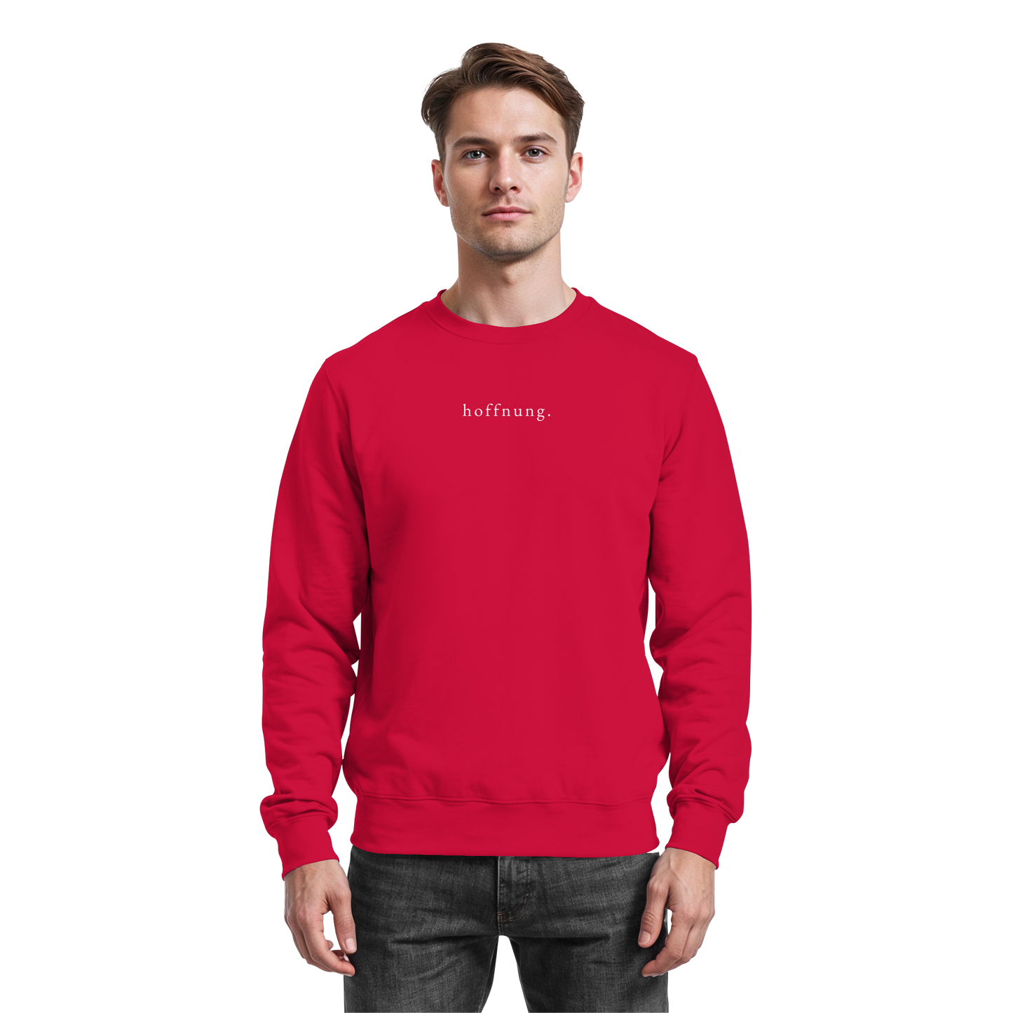 Die Hoffnung hat einen Namen - Jesus - Basic Sweatshirt