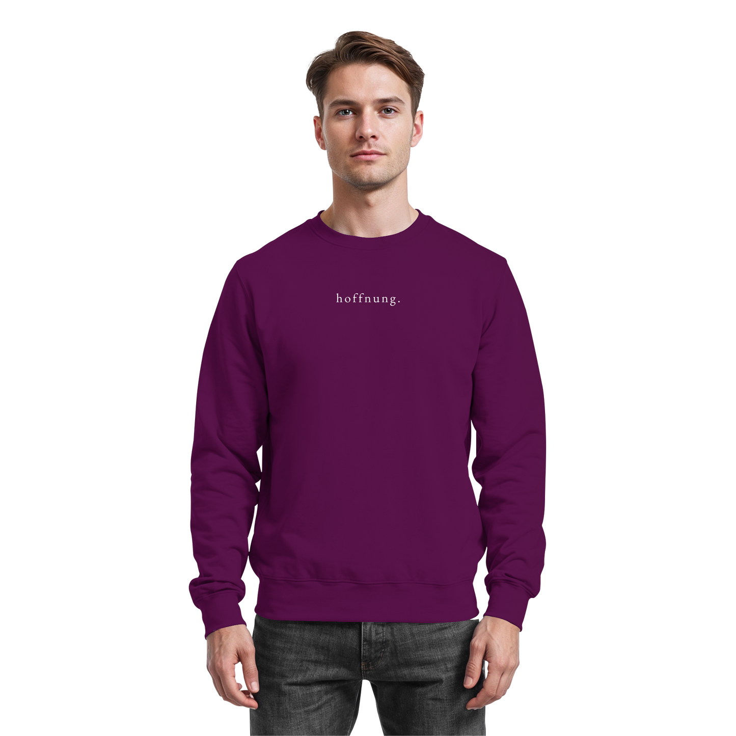 Die Hoffnung hat einen Namen - Jesus - Basic Sweatshirt