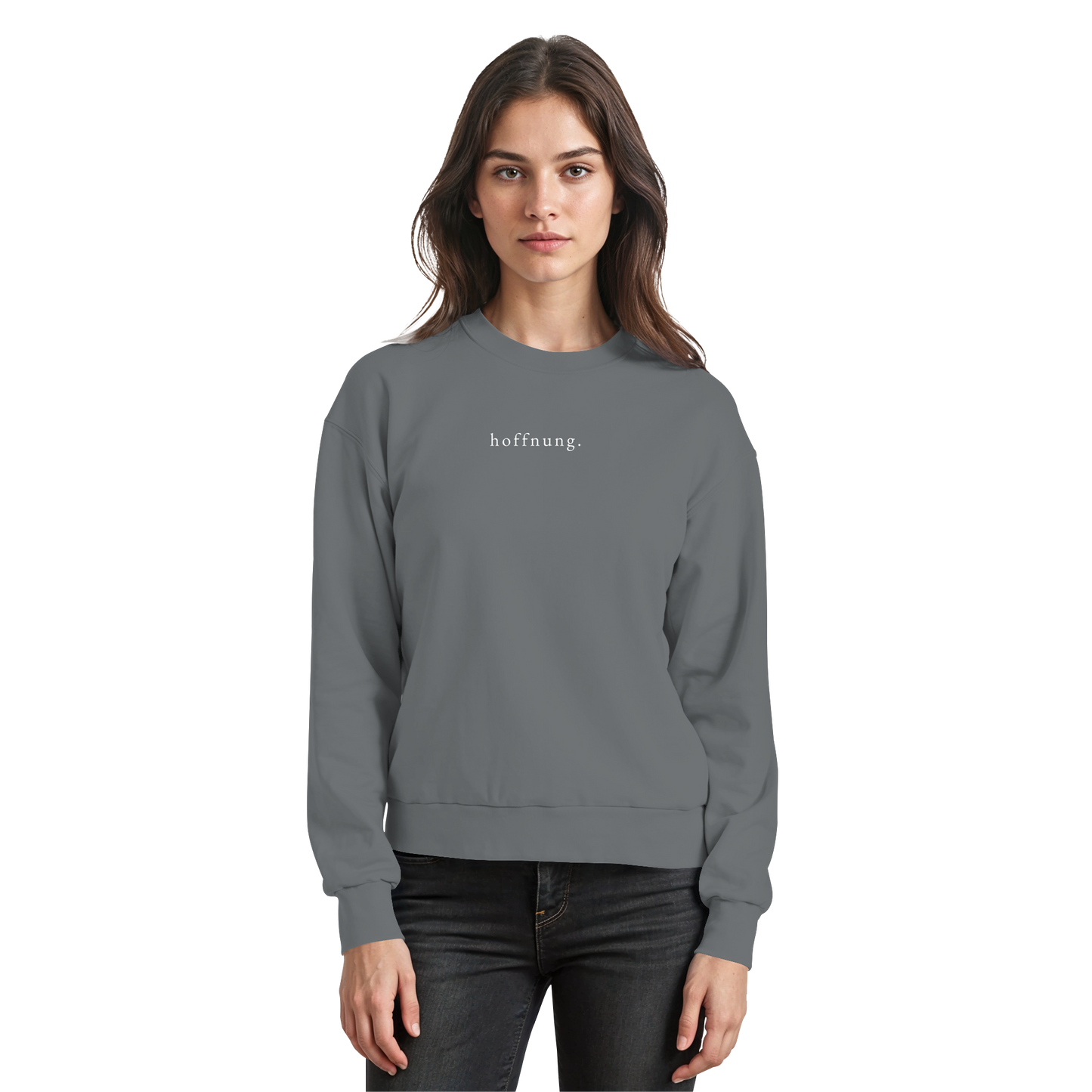 Die Hoffnung hat einen Namen - Jesus - Basic Sweatshirt