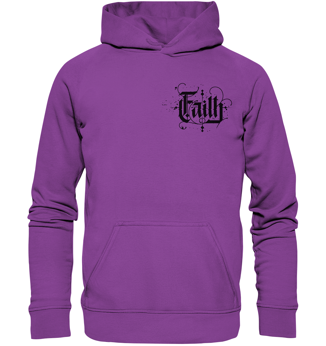 Black-Faith (Kalligraphie) - Unisex Hoodie