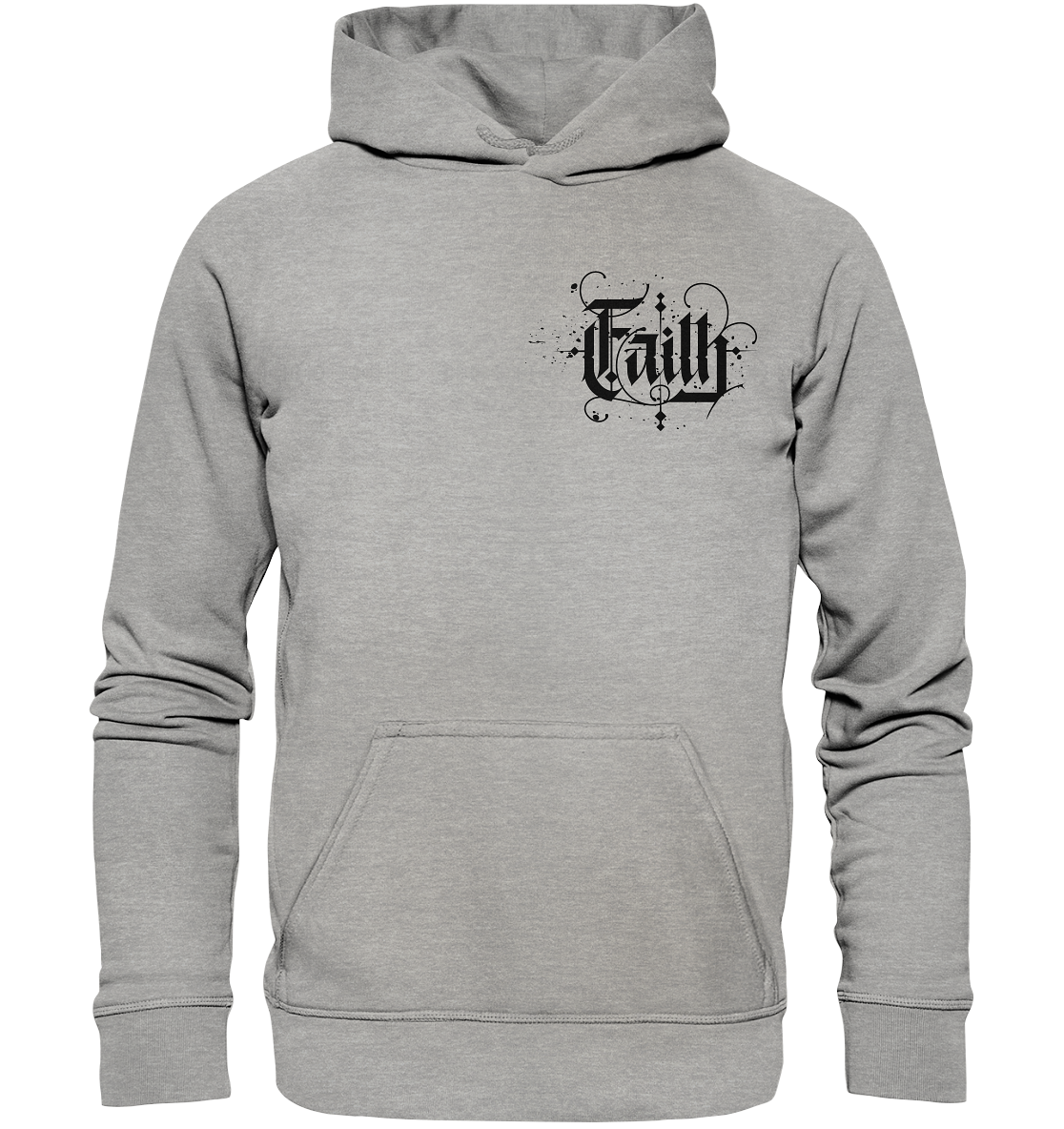 Black-Faith (Kalligraphie) - Unisex Hoodie