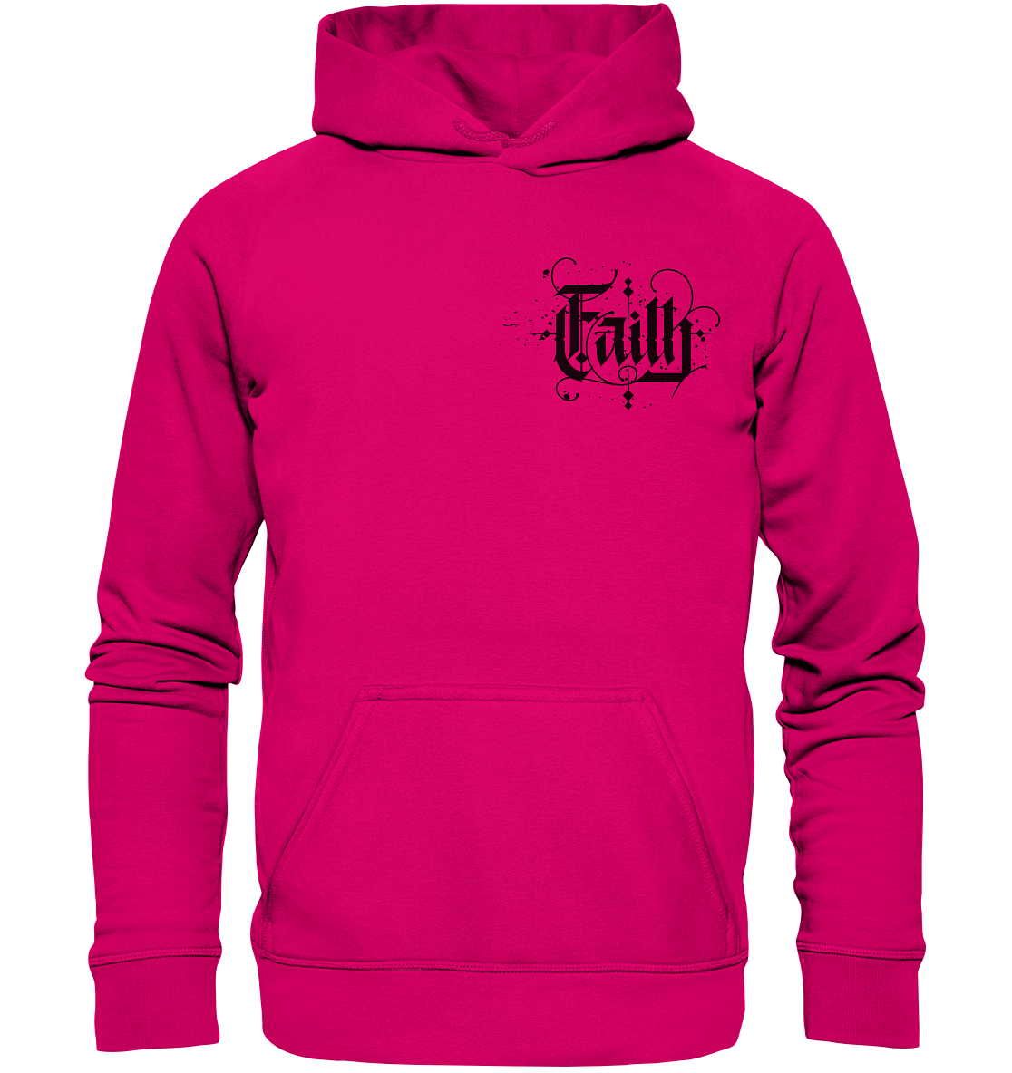 Black-Faith (Kalligraphie) - Unisex Hoodie
