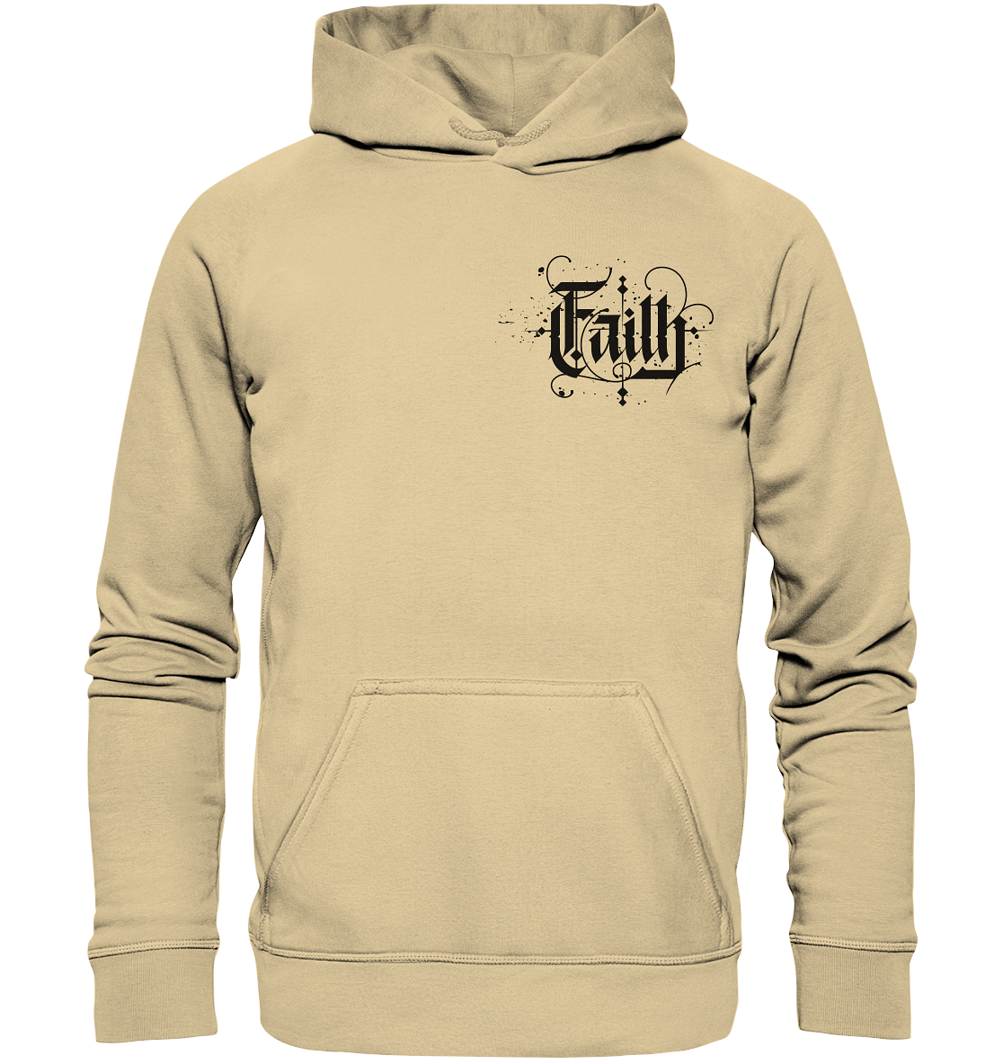 Black-Faith (Kalligraphie) - Unisex Hoodie
