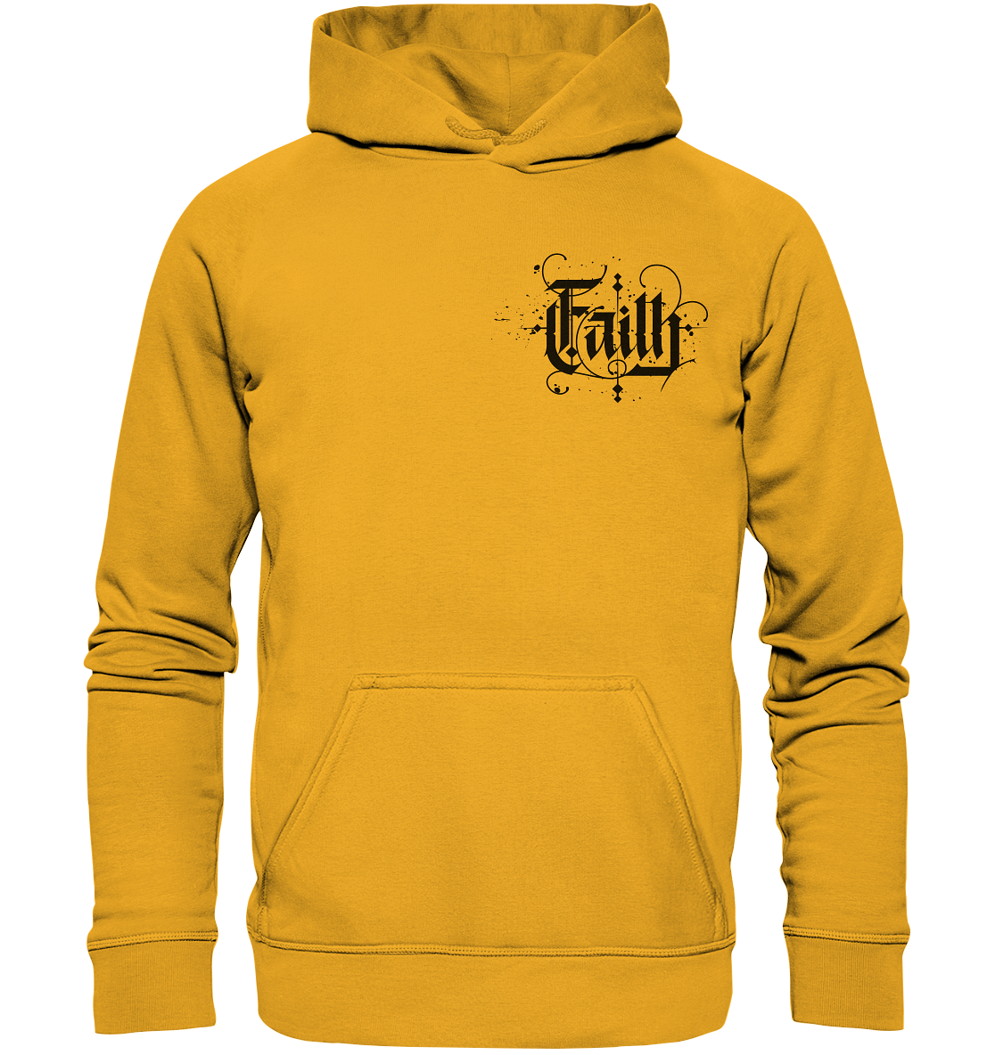 Black-Faith (Kalligraphie) - Unisex Hoodie