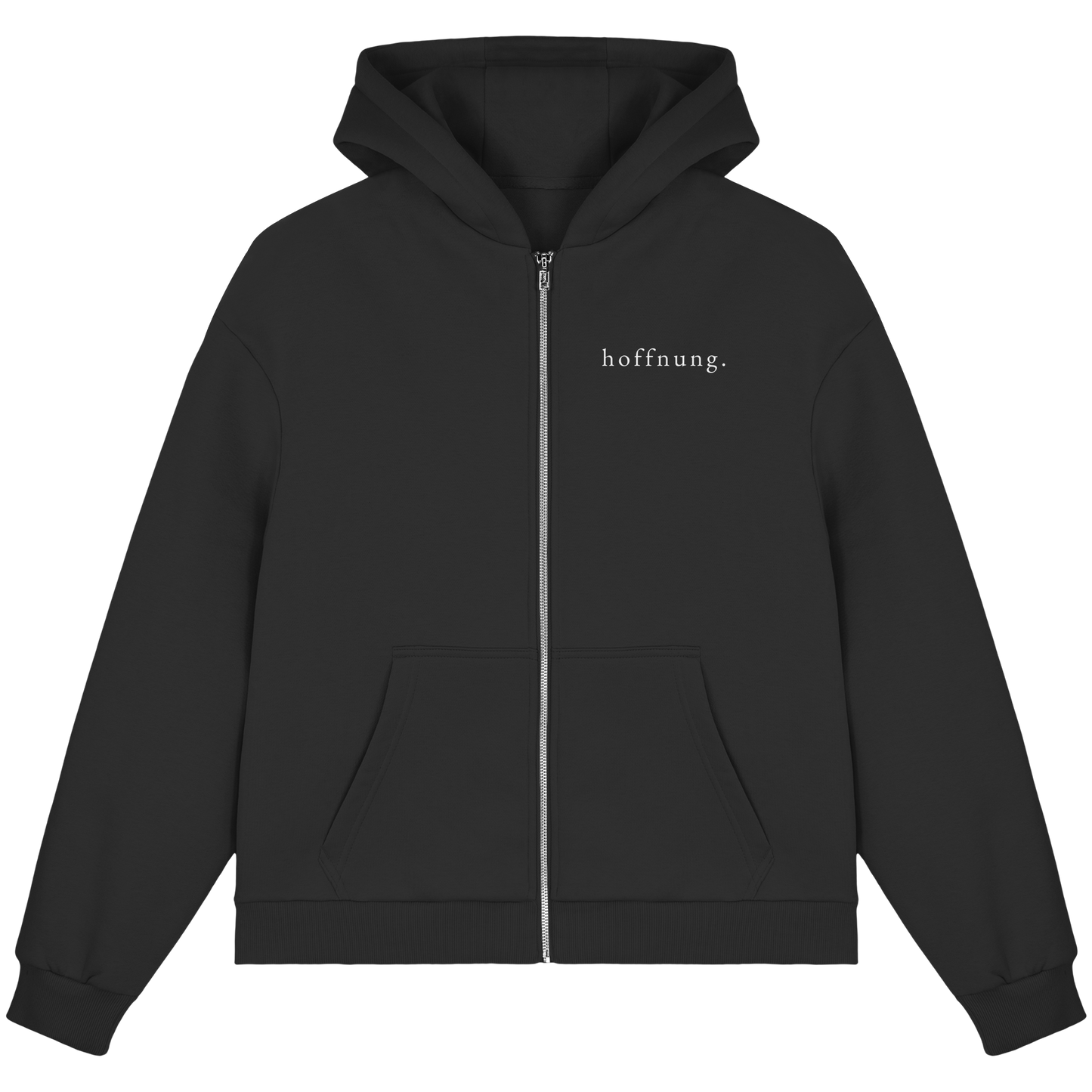Die Hoffnung hat einen Namen - Jesus - Fluffy Boxcut Zipper