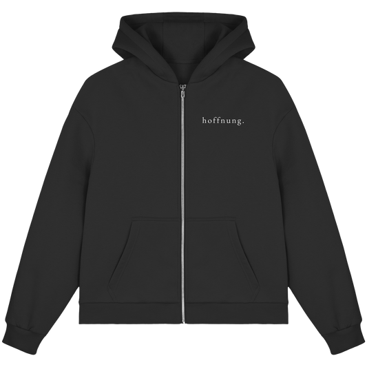 Die Hoffnung hat einen Namen - Jesus - Fluffy Boxcut Zipper