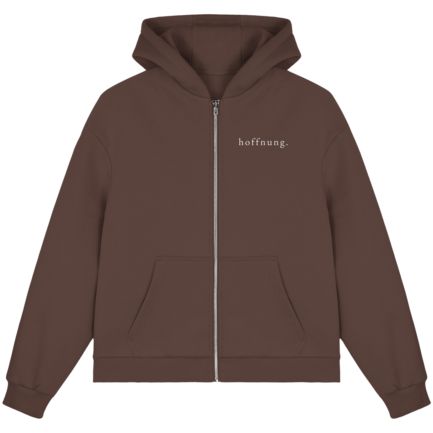 Die Hoffnung hat einen Namen - Jesus - Fluffy Boxcut Zipper