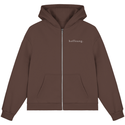 Die Hoffnung hat einen Namen - Jesus - Fluffy Boxcut Zipper