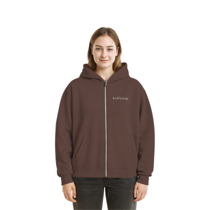 Die Hoffnung hat einen Namen - Jesus - Fluffy Boxcut Zipper