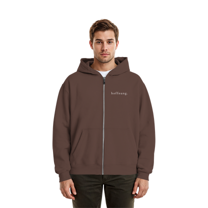 Die Hoffnung hat einen Namen - Jesus - Fluffy Boxcut Zipper