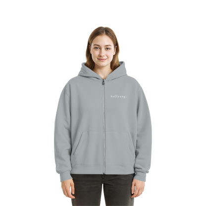 Die Hoffnung hat einen Namen - Jesus - Fluffy Boxcut Zipper