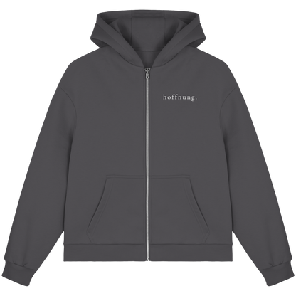 Die Hoffnung hat einen Namen - Jesus - Fluffy Boxcut Zipper