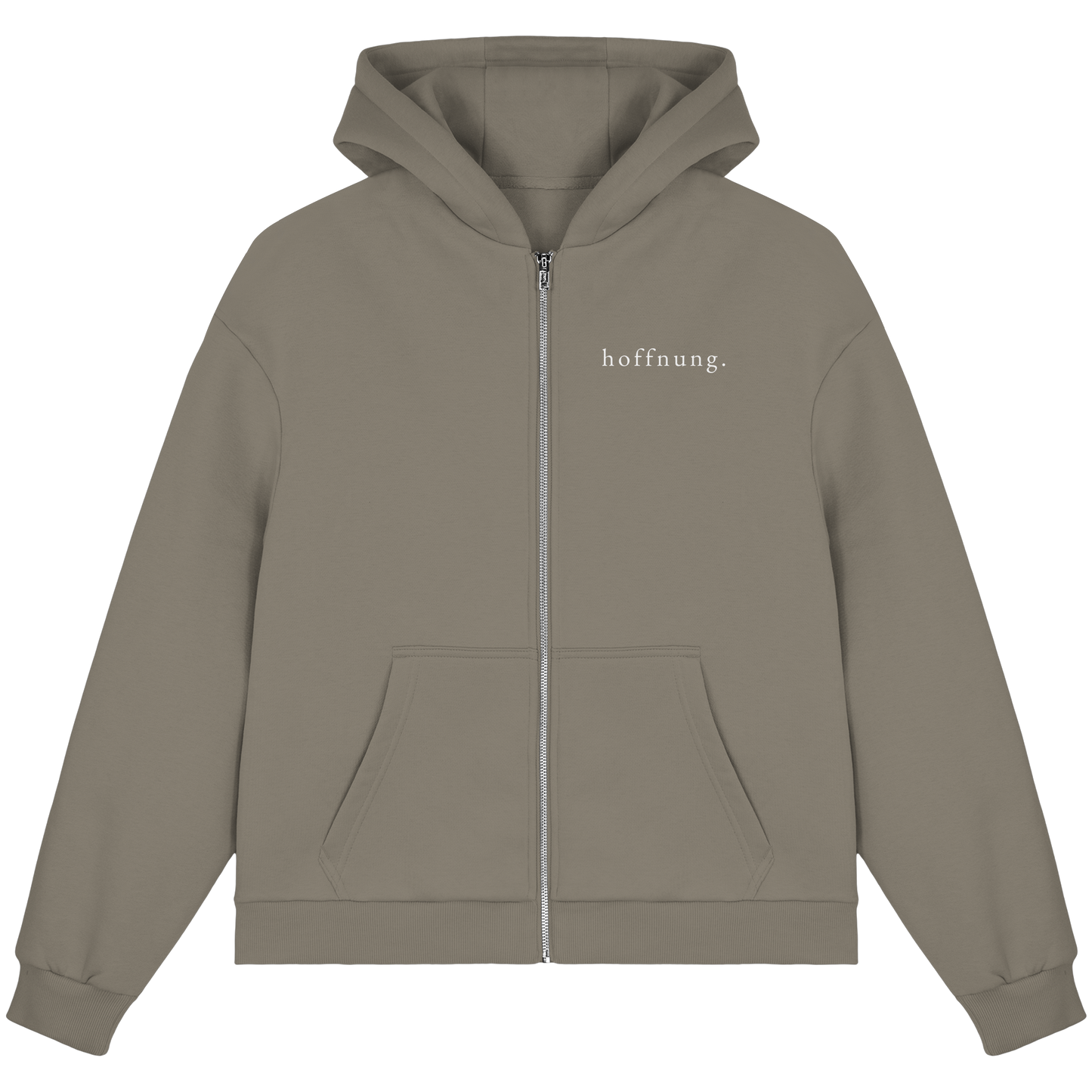 Die Hoffnung hat einen Namen - Jesus - Fluffy Boxcut Zipper