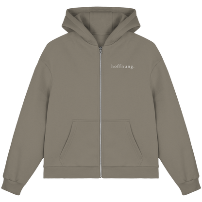 Die Hoffnung hat einen Namen - Jesus - Fluffy Boxcut Zipper