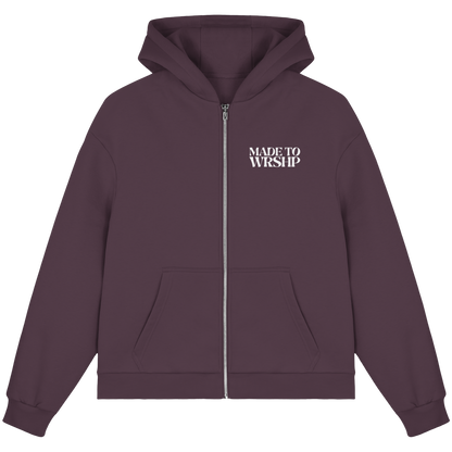 Made to Worship - Fluffy Boxcut Zipper