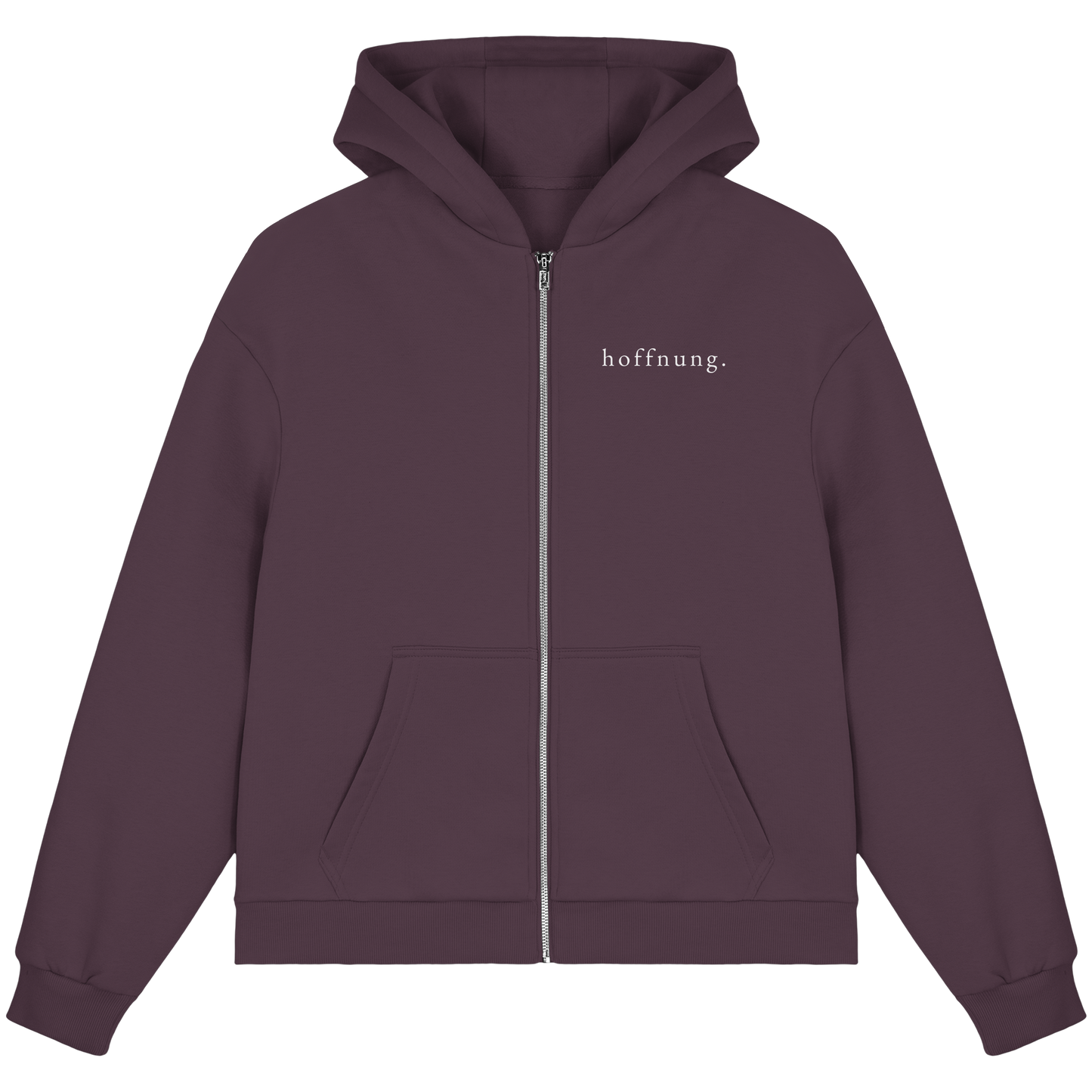 Die Hoffnung hat einen Namen - Jesus - Fluffy Boxcut Zipper